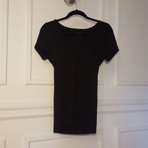 J Crew Perfect Fit black scoopneck tee